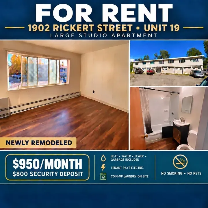 1 Bed 1 Bath Contemporary High-Rise Condo in Fairbanks, AK