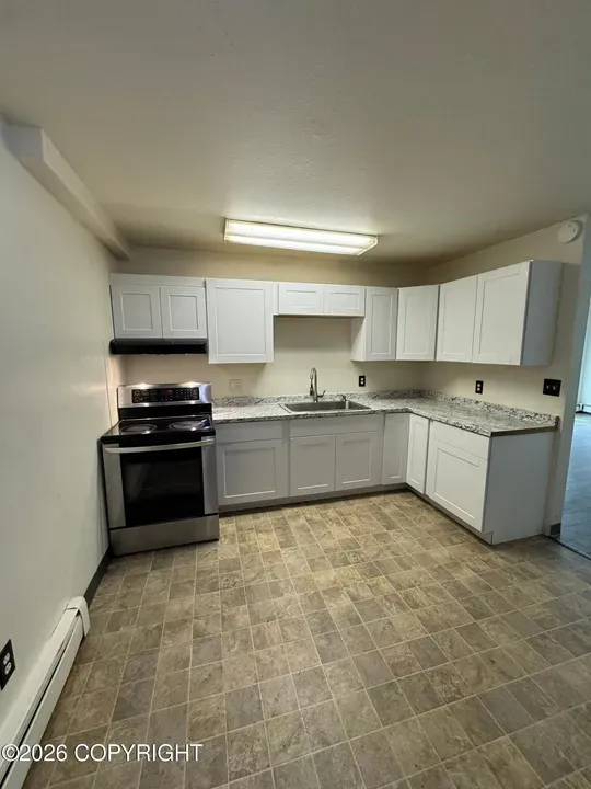 2 Bed 1 Bath Contemporary High-Rise Condo in Anchorage, AK