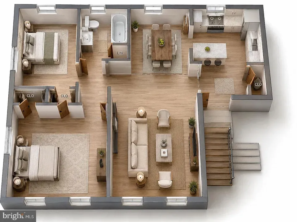 2 Bed 1 Bath Urban Residential Condo in Washington, DC