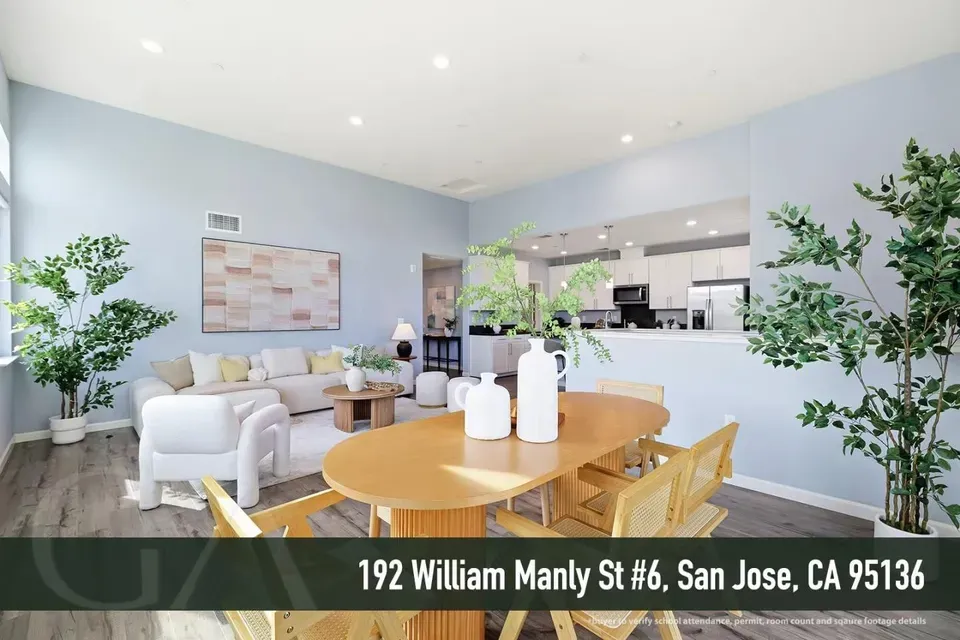 2 Bed 2 Bath Contemporary Multi-Level Townhome in San Jose, CA