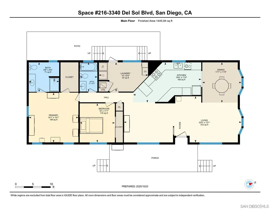 2 Bed 2 Bath Traditional Suburban Family Home in San Diego, CA - 5