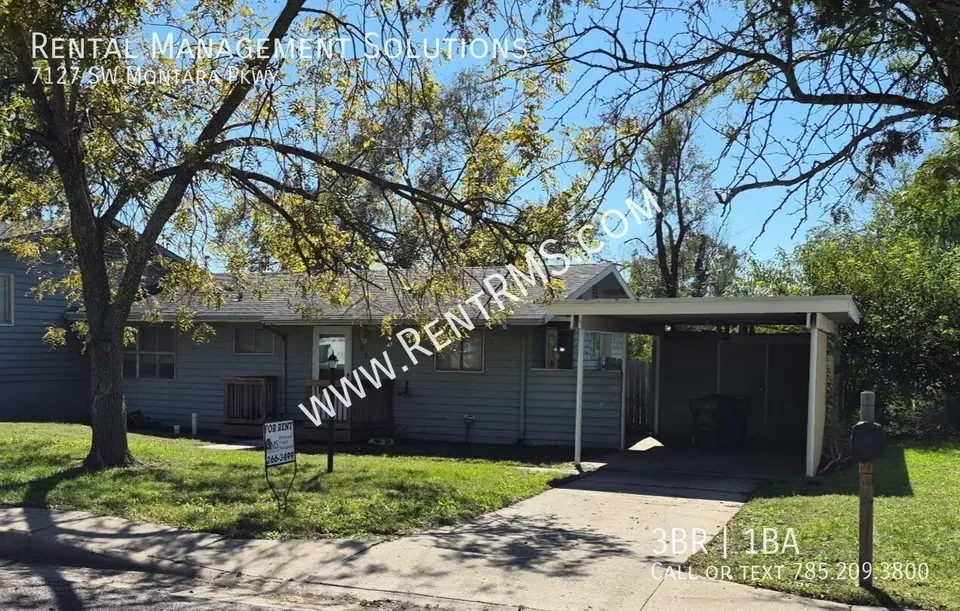 3 Bed 1 Bath Contemporary Multi-Level Townhome in Topeka, KS