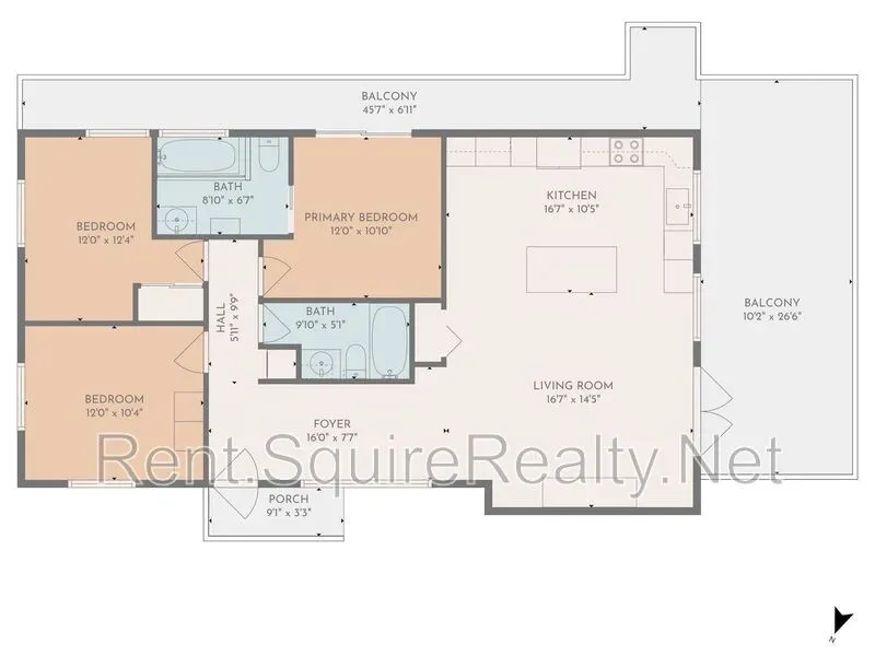 3 Bed 2 Bath Contemporary High-Rise Condo in Maui, HI - 4