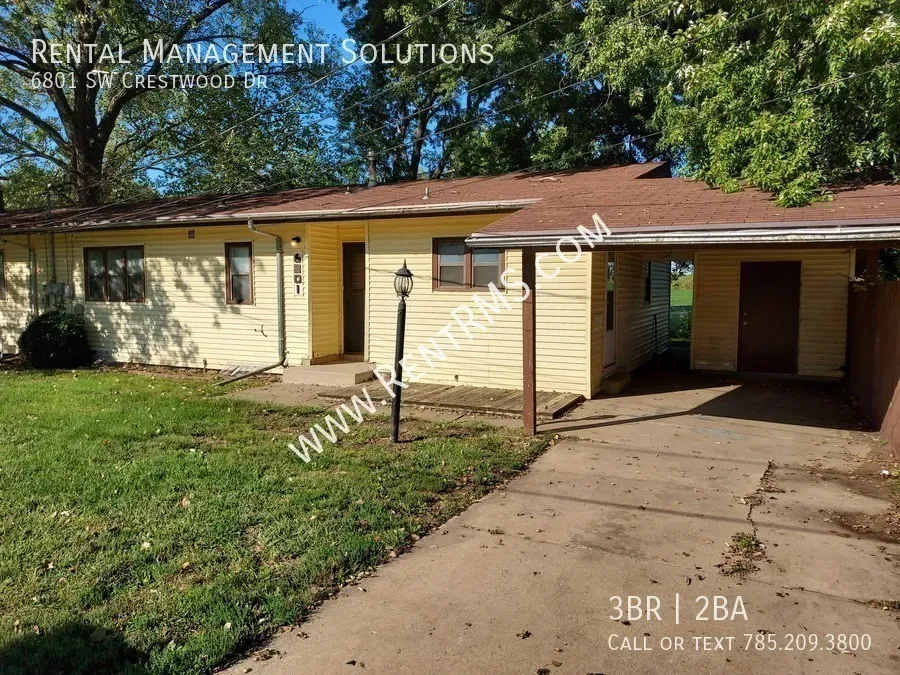 3 Bed 2 Bath Contemporary Multi-Level Townhome in Topeka, KS - 1