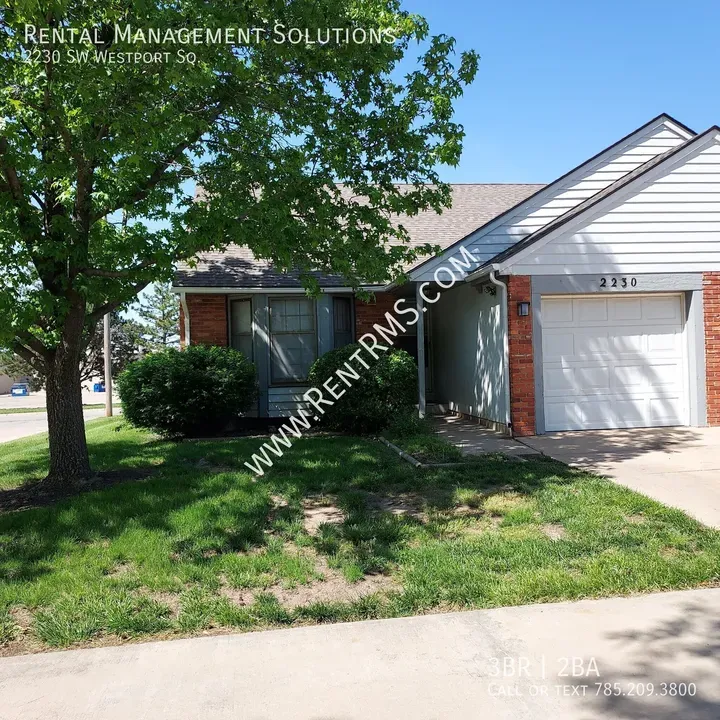 3 Bed 2 Bath Contemporary Multi-Level Townhome in Topeka, KS - 1