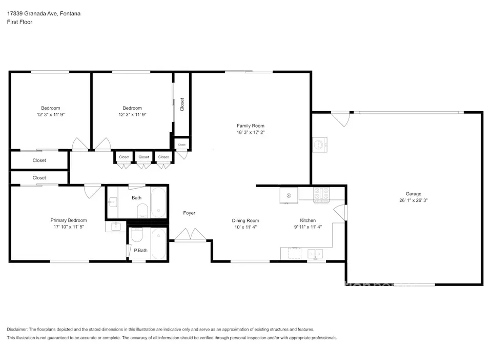 3 Bed 2 Bath Modern Contemporary Residence in Fontana, CA - 2