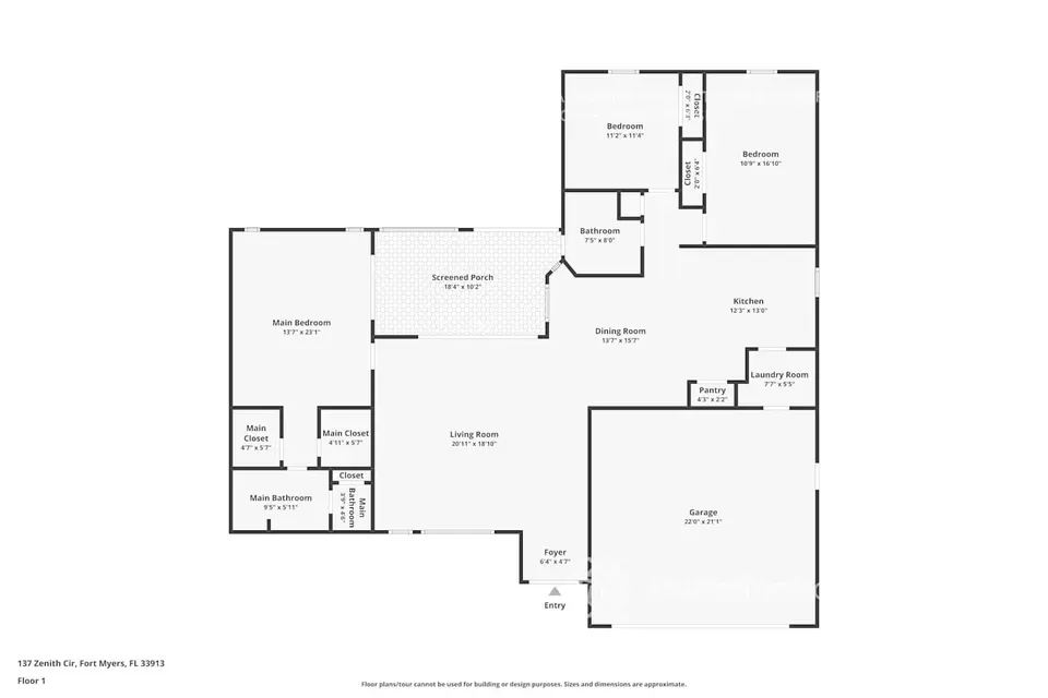 3 Bed 2 Bath Modern Contemporary Residence in Fort Myers, FL - 2