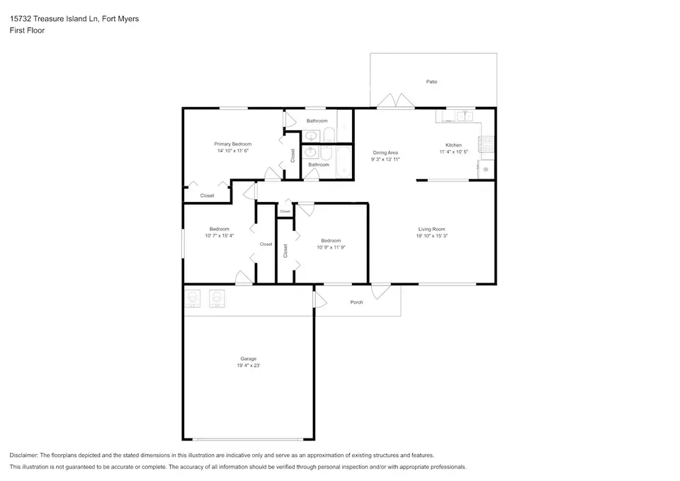 3 Bed 2 Bath Modern Contemporary Residence in Fort Myers, FL - 2
