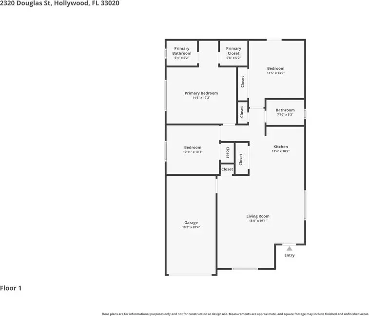 3 Bed 2 Bath Modern Contemporary Residence in Hollywood, FL - 2