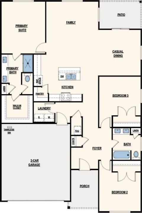 3 Bed 2 Bath Modern Contemporary Residence in Meridian, ID - 2
