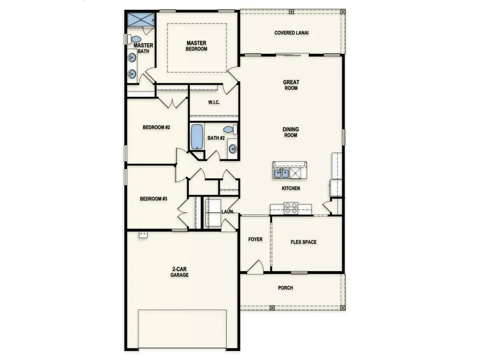 3 Bed 2 Bath Modern Contemporary Residence in Meridian, ID - 2