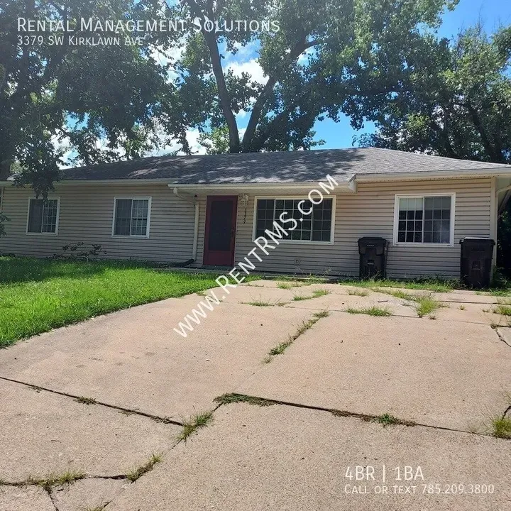 4 Bed 1 Bath Modern Contemporary Residence in Topeka, KS - 1