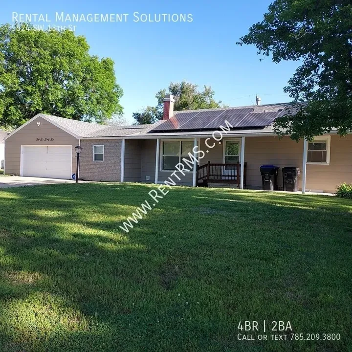 4 Bed 1 Bath Modern Contemporary Residence in Topeka, KS - 2