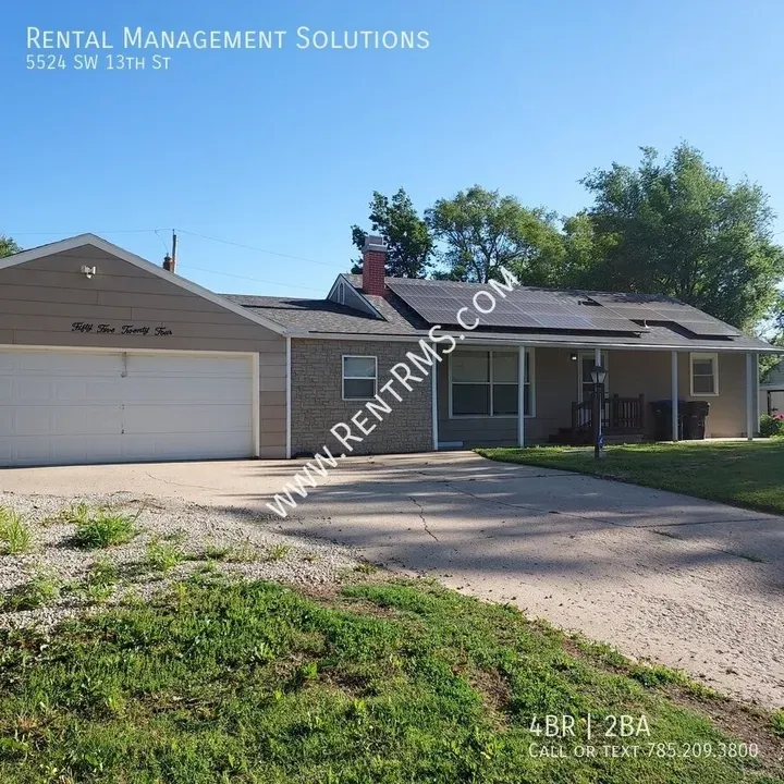 4 Bed 1 Bath Modern Contemporary Residence in Topeka, KS - 3
