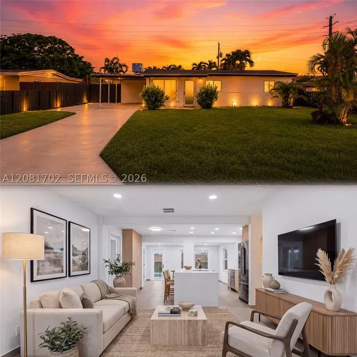 4 Bed 2 Bath Established Mid-Century Residence in Hollywood, FL