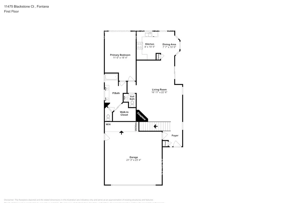 4 Bed 2 Bath Modern Contemporary Residence in Fontana, CA - 2