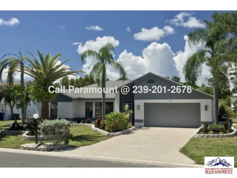 4 Bed 2 Bath Traditional Suburban Family Home in Fort Myers, FL