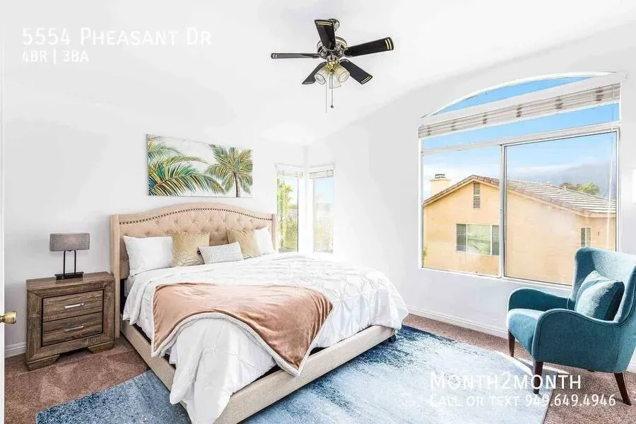 4 Bed 3 Bath Modern Contemporary Residence in Fontana, CA