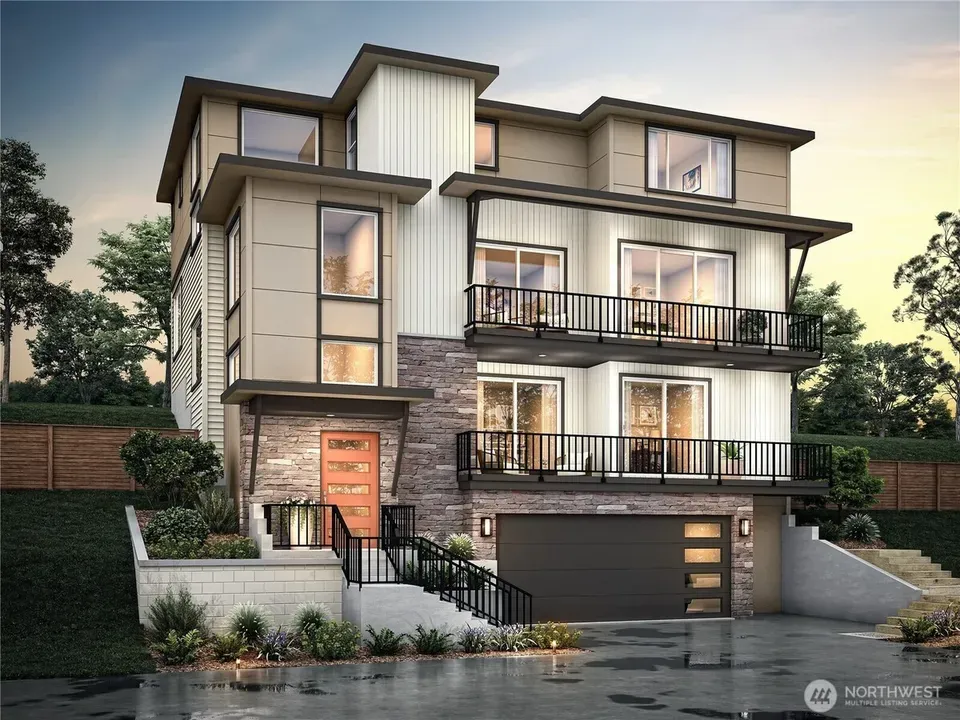 5 Bed 2 Bath Modern Architectural Estate in Bellevue, WA
